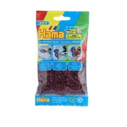 Hama perler midi nr. 30 r�dbrun 1000stk