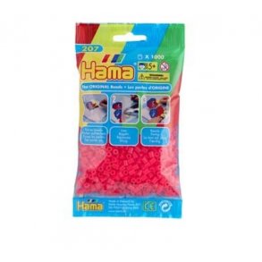 Hama perler midi nr. 35 neon rd 1000stk