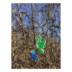 Hama perler midi nr. 36 neon bl� 1000stk