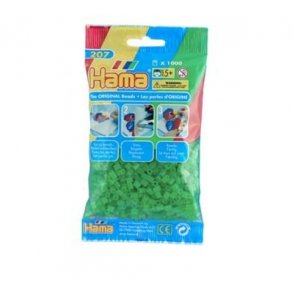 Hama perler midi nr. 37 neon grn 1000stk