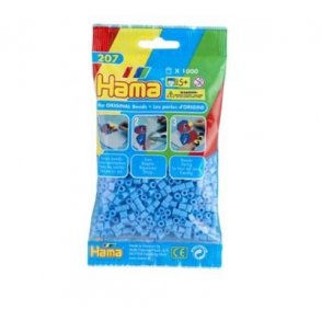 Hama perler midi nr. 46 pastel bl 1000stk