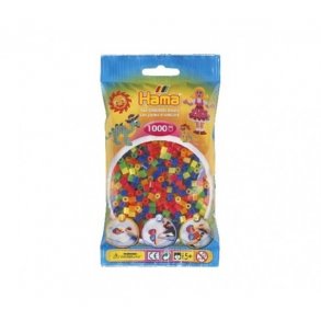 Hama perler midi nr. 51 neon mix 1000stk