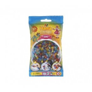 Hama perler midi nr. 53 transp. mix 1000stk