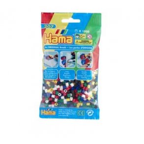 Hama perler midi nr. 66 6farver mix 1000stk