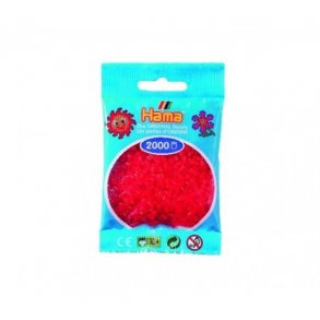 Hama perler MINI nr. 13 transp. rd 2000stk