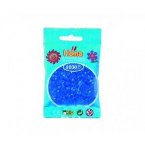 Hama perler MINI nr. 15 transp. bl 2000stk