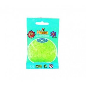 Hama perler MINI nr. 34 neon gul 2000stk