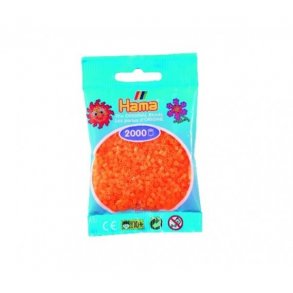 Hama perler MINI nr. 38 neon orange 2000stk
