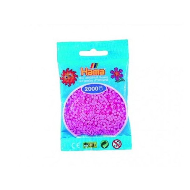 Hama perler MINI nr. 48 pastel pink 2000stk