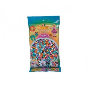 Hama speciel perle MIDI stribet mix 90 1000stk