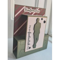 Barto Design Akrylstempler Slips og butterfly med tekst ST11