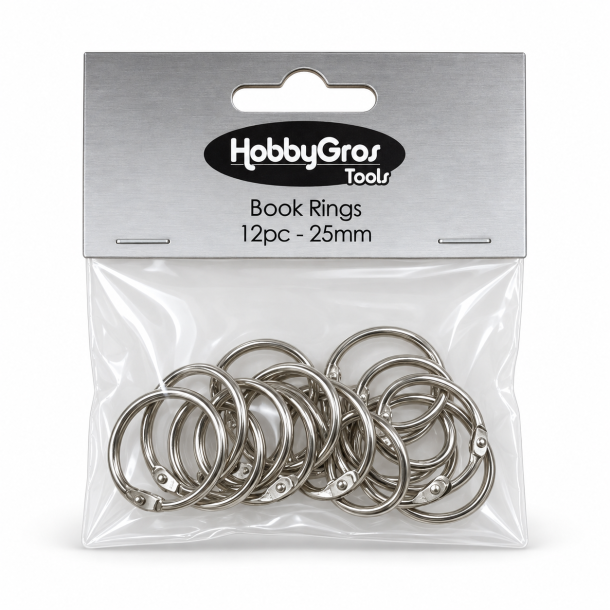 Book rings �25mm 12stk HGT056 