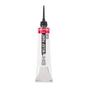 Relief paint tube 20 ml White 100
