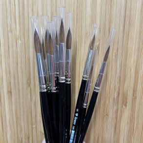 Kolinsky M�rh�rs akvarel pensel - Lineo 