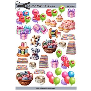 Klippeark Forskellige sm� motiver, quickies M48