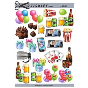 Klippeark Forskellige sm� motiver, quickies M48
