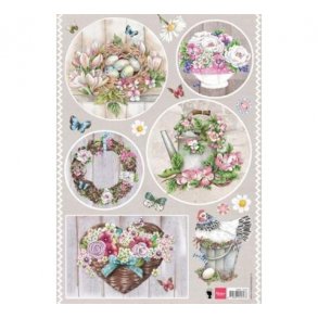 Klippeark M.D. 1240 Blomster M5