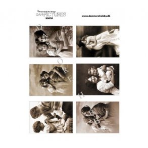 Klippeark nostalgisk mor & barn M10