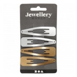 Knkspnde, Guld og slv, 2 Stk. af hver farve 