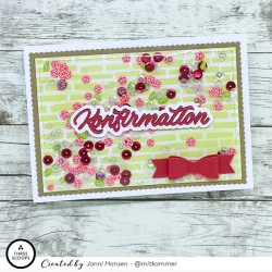 Three Sccops die Konfirmation med tilhrende skygger