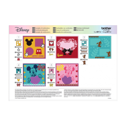 Kort canvasworkspace &#147;Disney Mickey and Friends Paper design collection &#147; BESTILLINGSVARE