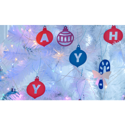 Kort til canvasworkspace &#147;christmas dekoration mnster&#148; BESTILLINGSVARE