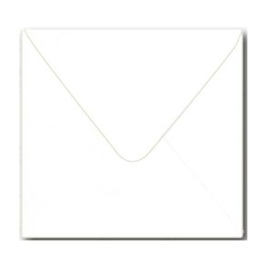 Kuverter 100stk hvid 15,5x15,5cm 