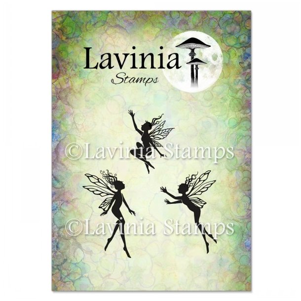 Three Dancing Fairies Lavinia Stamp LAV136