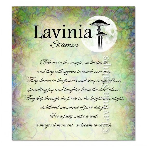 See a Fairy Make A Wish Lavinia Stamp LAV485