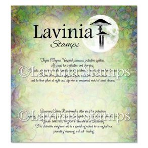 Thyme & Rosemary Words Stamp Lavinia