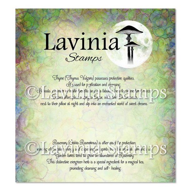 Thyme &amp; Rosemary Words Stamp Lavinia