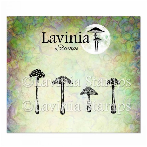 Purple Cap Mushrooms Stamp Lavinia
