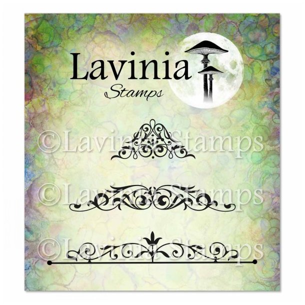 Vintage Swirls Stamp Lavinia