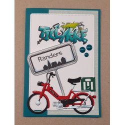 BY LENE Akrylstempel BLS1228 By skilt BEM�RK P� LAGER D. 30/6