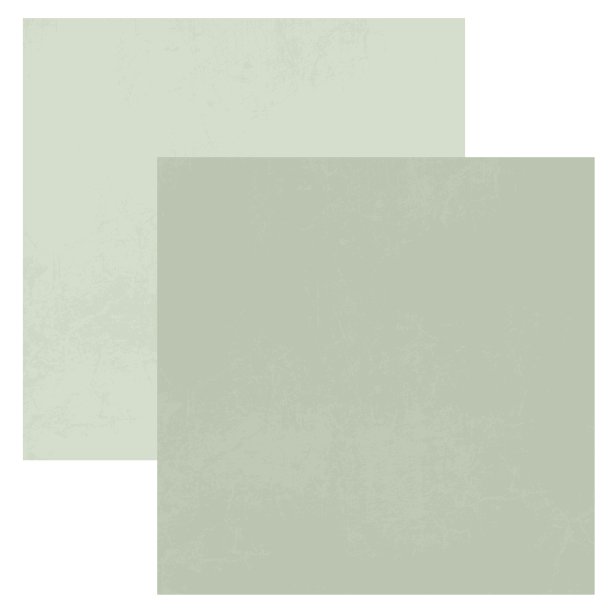 Designpapir Basis St�vet salviegr�n 30,5 x 30,5 cm. - Luna Hobby