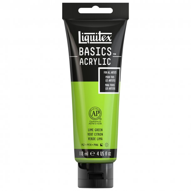 Acrylmaling Basics LIQUITEX 118ML Lime Green 222