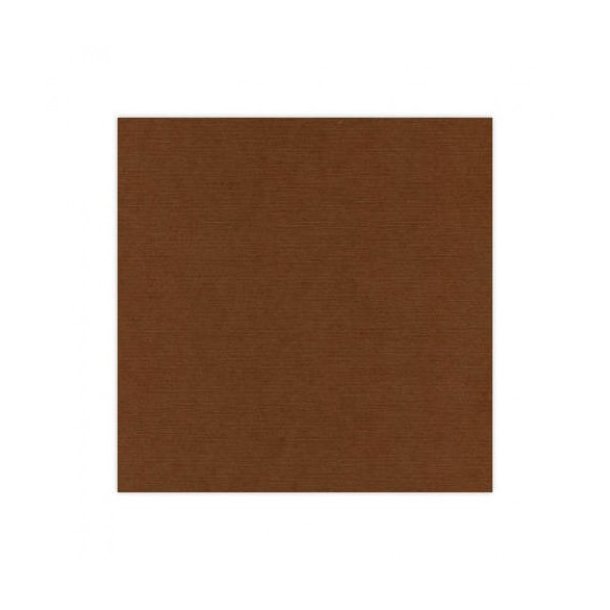 Linen karton nr. 33 Chokolade brun 10stk 12"x12"