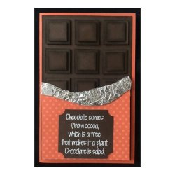 Linen karton nr. 33 Chokolade brun 10stk 12"x12"