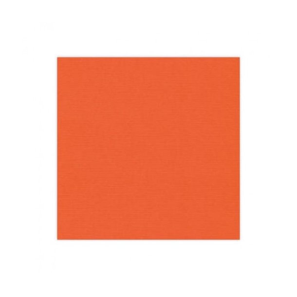 Linen karton nr. 11 Orange 10stk 12"x12"