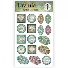 Bottle/Vintage Stickers Lavinia 15x21cm