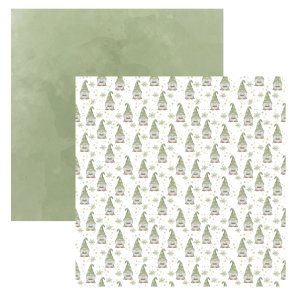 Designpapir Gnomes - 30,5 x 30,5 cm. - Luna Hobby