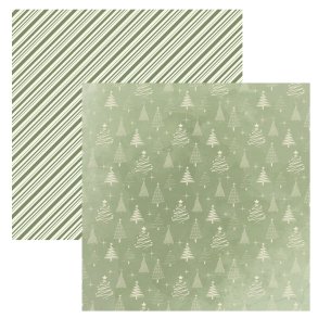 Designpapir Trer creme - 30,5 x 30,5 cm. - Luna Hobby