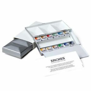 Maimeri Blu Watercolour 1/2 Pans s�t med 12 stk