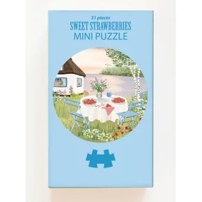 Mini puslespil Sweet Strawberries 31 brikker Vissevasse