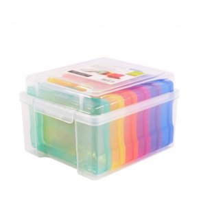 Opbevaringsbox med 6 sker