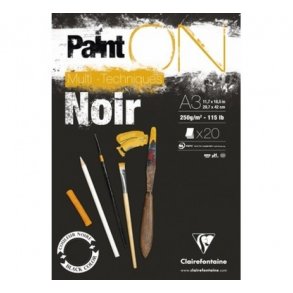 PAINT-ON Black blok A3