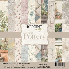 Papirblok The Pottery 8x8