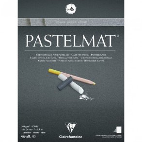 Pastelmat paper 24x30cm antrasit gr� 12ark
