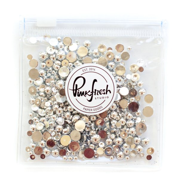 Metallic Pearls: Slv - Pinkfresh Studio