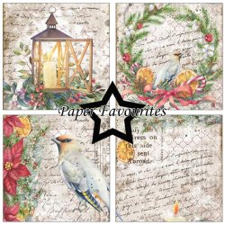 LS BESKRIVELSE Papirblok PF714 Spirit of Christmas 30,5x30,5cm Paper Favourites BESTILLINGSVARE